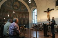 Fuehrung durch die  Kapelle des Priesterseminar in Rottenburg