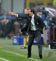 Fussball Champions League 13/14: Trainer Massimilliano Allegri (AC Mailand)
