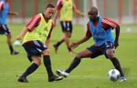 Fussball 1. Bundesliga: Training beim FC Bayern Muenchen