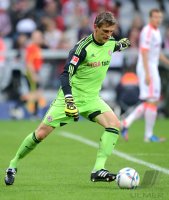 Fussball 1. Bundesliga, Saison 2011/2012:  Torwart Hans Joerg Butt (FC Bayern Muenchen)