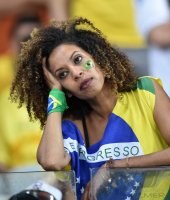 FUSSBALL WM 2014, HALBFINALE: Brasilien - Deutschland