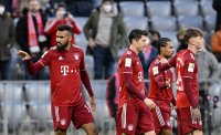Fussball 1. Bundesliga Saison 21/22: FC Bayern Muenchen - SpVgg Greuther Fuerth