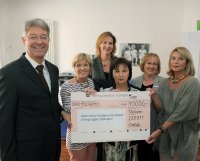 Scheckuebergabe der KSK an den  Kinderschutzbund