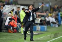 Fussball International Serie A 13/14: Trainer Walter Mazzarri (Inter Mailand)
