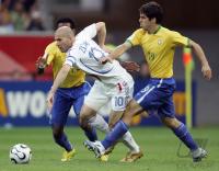 Fussball WM 2006: Brasilien - Frankreich ; Brasil - France