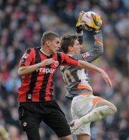 Fussball 1. Bundesliga  Saison 2010/2011:  Torwart Ron - Robert Zieler (Hannover 96)