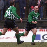 Fussball Fussball  Regionalliga Sued 2000/2001: SC Pfullendorf - Offenbacher Kickers