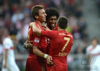 Fussball 1. Bundesliga, Saison 2011/2012:  FC Bayern Muenchen - VfB Stuttgart
