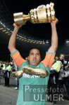 DFB Pokal Finale: Bremen - Aachen, AILTON jubelt mit DFB-Pokal