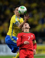 Fussball WM Qualifikation 2014 Playoff: Schweden - Portugal