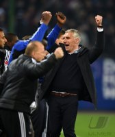 Fussball, 1. Bundesliga  Saison 2013/2014: Hamburger SV - Bayer 04 Leverkusen