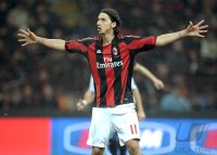FUSSBALL SERIE A:  Zlatan Ibrahimovic (AC Mailand)