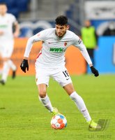 Fussball 1. Bundesliga Saison 21/22: TSG 1899 Hoffenheim - FC Augsburg