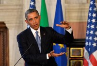 Staatsbesuch; US-Praesident Barack Obama in Rom