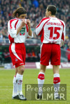 Fussball 1. Bundesliga: Bremen - Koeln, enttaeuschte Koelner
