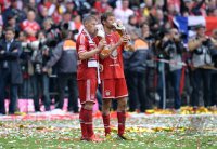 Fussball 1. Bundesliga  Saison  2012/2013:  Deutscher Meister 12/13 FC Bayern Muenchen