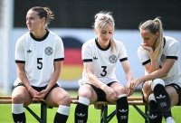 Fussball International Euro 2025,
Mannschaftsfoto Deutsche Frauen Nationalmannschaft