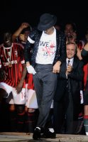 FUSSBALL SERIE A Meister 2011  AC Mailand:  Kevin Prince Boateng  zeigt den Moonwalk von Michael Jackson