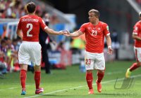 FUSSBALL WM 2014, Gruppenphase: Schweiz - Ecuador