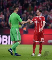 Fussball  1.Bundesliga   Saison 17/18: FC Bayern Muenchen - Borussia Moenchengladbach