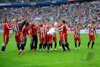 Fussball 1. Bundesliga: FC Bayern Muenchen JUBEL