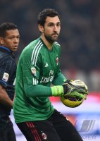 Fussball International Serie A 14/15: Torwart Diego Lopez (AC Mailand)
