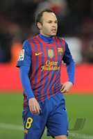 FUSSBALL International  COPA DEL REY  11/12: Andres Iniesta (Barca)