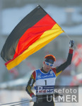 Ackermann mit deutscher Fahne