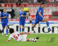 FUSSBALL  International CHL 09/10  VfB Stuttgart - Glasgow Rangers