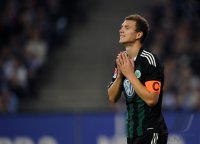 Fussball: 1. Bundesliga Saison 2010/2011: Wolfsburg, DZEKO
