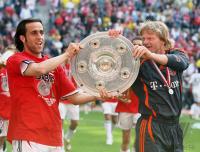 Fussball 1.Bundesliga JUBEL  FC Bayern Muenchen