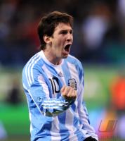 Fussball Nationalmannschaft : JUBEL Lionel Messi (ARG)