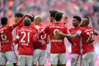 Fussball 1. Bundesliga Saison 2016/2017: FC Bayern Muenchen - Eintracht Frankfurt