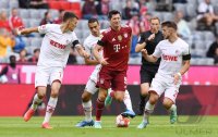 Fussball 1. Bundesliga Saison 21/22: FC Bayern Muenchen -  1. FC Koeln