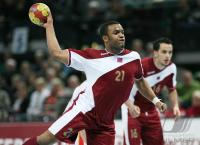 Handball-WM: KATAR, ALHASHMI am Ball