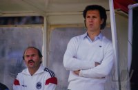 Fussball Malta - Deutschland:  Koeppel, Beckenbauer