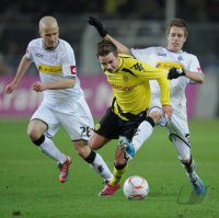 Fussball 1. Bundesliga  Saison 2010/2011: Borussia Dortmund - Borussia Moenchengladbach