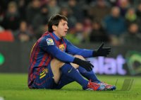 FUSSBALL International  COPA DEL REY  11/12: Lionel Messi (Barca)