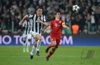 FUSSBALL INTERNATIONAL CHL VIERTELFINALE 12/13: Juventus Turin - FC Bayern Muenchen