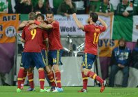 Fussball International Europameisterschaft 2012: Spanien - Irland