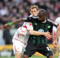Fussball 1. Bundesliga : VfB Stuttgart - VfL Wolfsburg