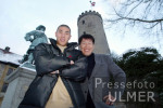 Fototermin Bum-Kun Cha und seinem Sohn Do-Ri Cha