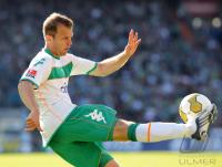 FUSSBALL 1. BUNDESLIGA: Bremen, JENSEN Einzelaktion