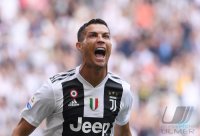 FUSSBALL SERIE A 2018/2019: JUBEL Cristiano Ronaldo (Juventus Turin)