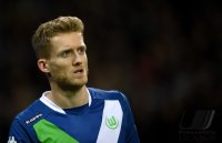 Fussball, 1. Bundesliga  Saison 2014/2015: SV Werder Bremen - VfL Wolfsburg