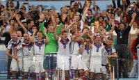 FUSSBALL WM 2014, FINALE: JUBEL Weltmeister Deutschland