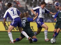 Fussball DFB - Frauen Pokalfinale in Berlin 2000/2001