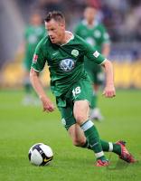 FUSSBALL 1. BUNDESLIGA, Wolfsburg: KRZYNOWEK Einzelaktion