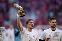 FC Bayern Muenchen wird Meister, Fussball 1. Bundesliga  Saison  2025/2026  30. Spieltag