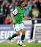 FUSSBALL, 1. BUNDESLIGA, 9. Spieltag: Werder Bremen, PIZARRO Einzelaktion